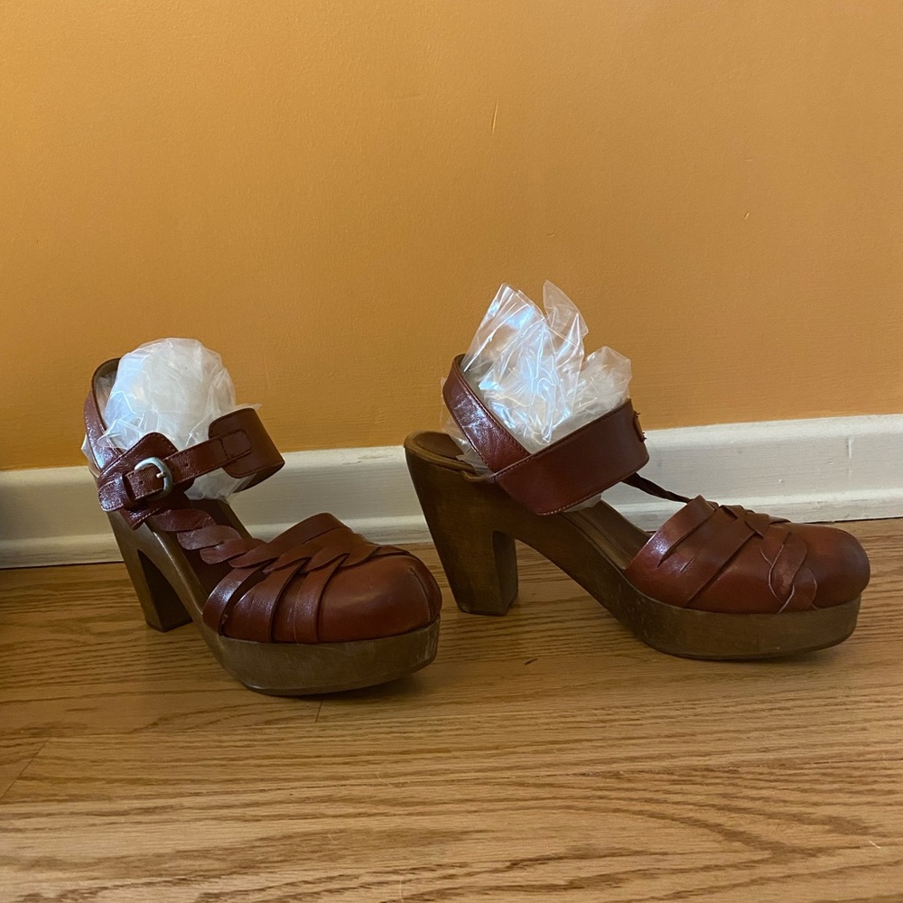 Rachel Comey Brown Tuco Braided Sandals.